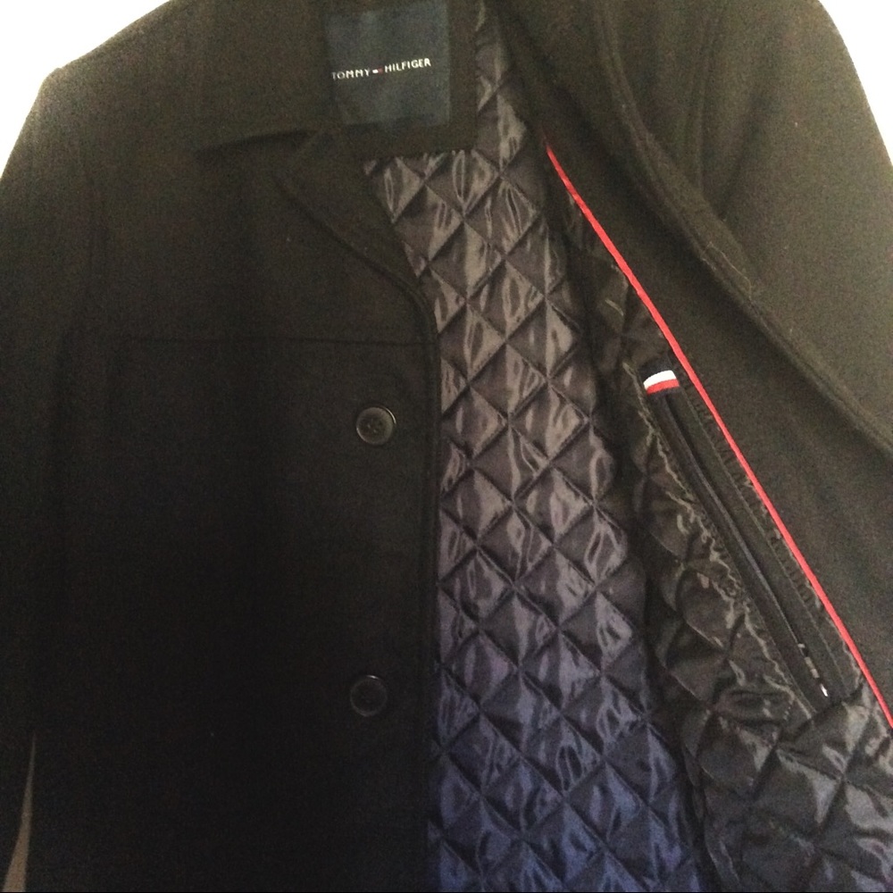 Men’s Single Breasted Wool Blend Jacket